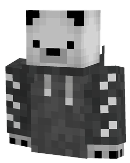 Black skin: bust render