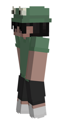 Black skin: body, left side render