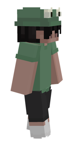 Black skin: body, right side render
