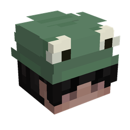 Black skin: head render