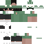 Black skin: raw texture render
