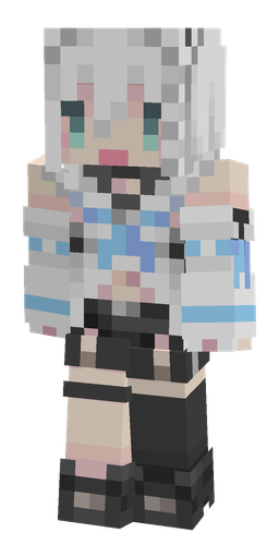 Black skin: body, front render