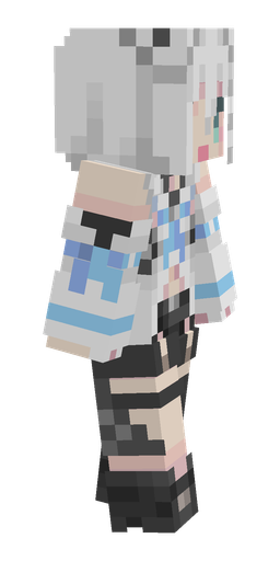 Black skin: body, right side render