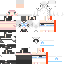 Black skin: raw texture render