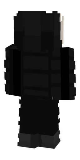 Black skin: body, back render