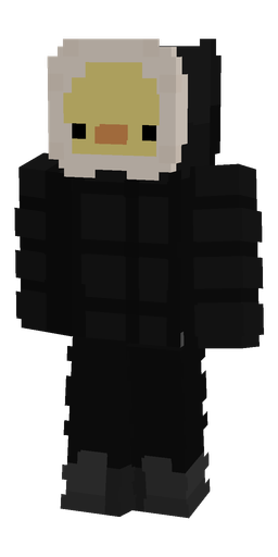 Black skin: body, front render