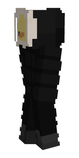 Black skin: body, left side render