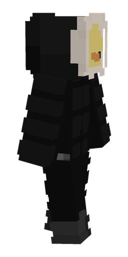 Black skin: body, right side render