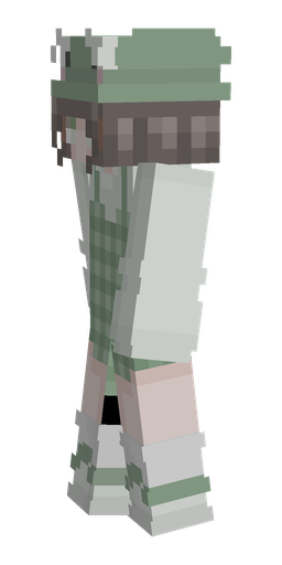 Gray skin: body, left side render