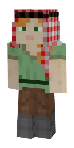 Green skin: body, front render