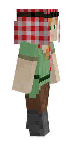 Green skin: body, right side render