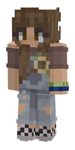 Brown skin: body, front render