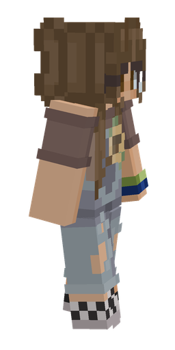 Brown skin: body, right side render