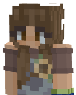 Brown skin: bust render