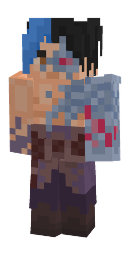 Black skin: body, front render