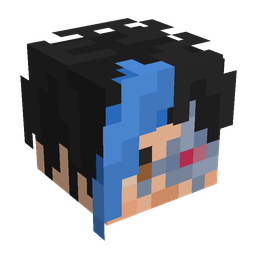 Black skin: head render