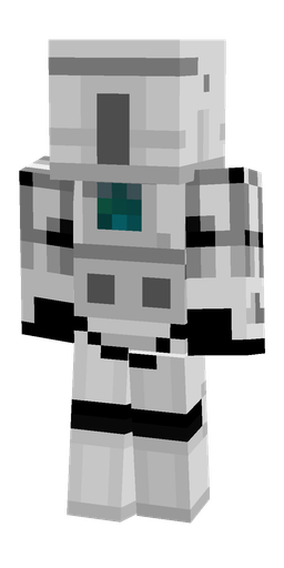Black skin: body, back render