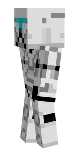 Black skin: body, left side render