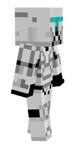 Black skin: body, right side render