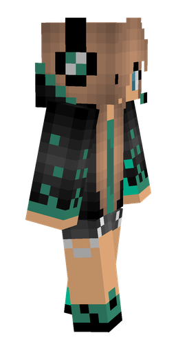 Black skin: body, right side render