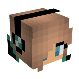 Black skin: head render