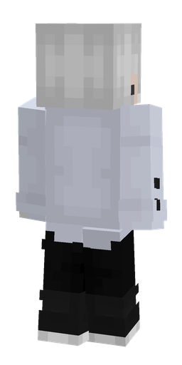 Black skin: body, back render