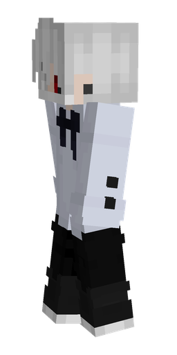 Black skin: body, left side render