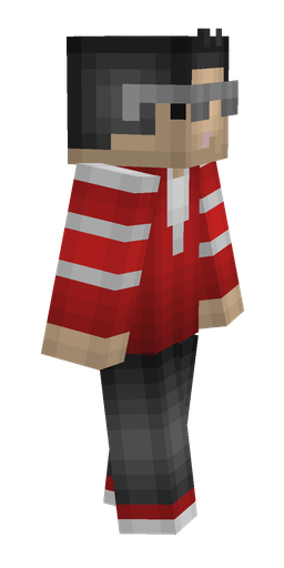 Black skin: body, right side render