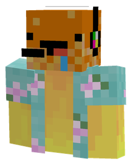 Blue skin: bust render