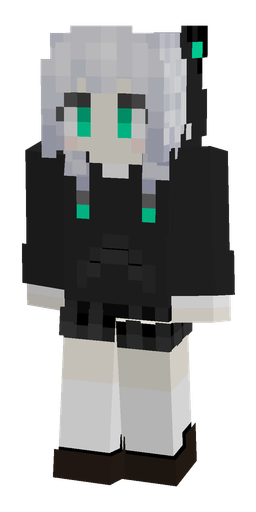 Black skin: body, front render