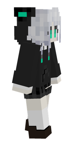 Black skin: body, right side render