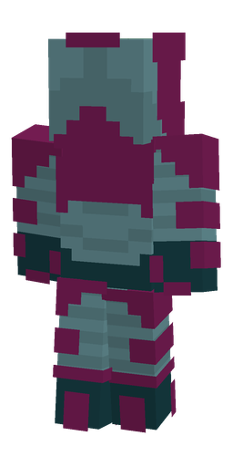 Blue skin: body, back render