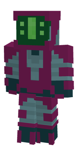 Blue skin: body, front render