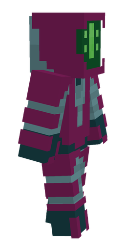 Blue skin: body, right side render