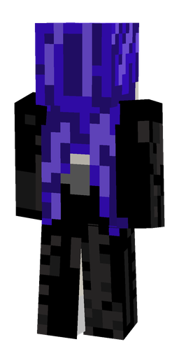 Black skin: body, back render