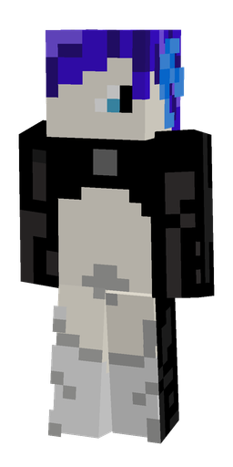 Black skin: body, front render