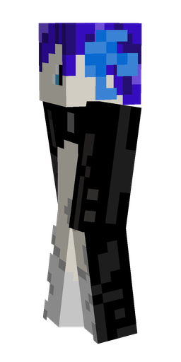 Black skin: body, left side render