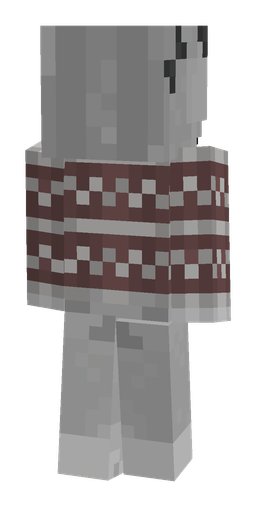 Brown skin: body, back render