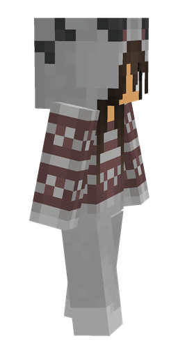 Brown skin: body, right side render