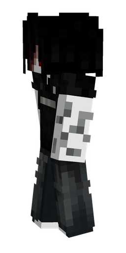 Black skin: body, left side render