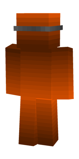 Brown skin: body, back render