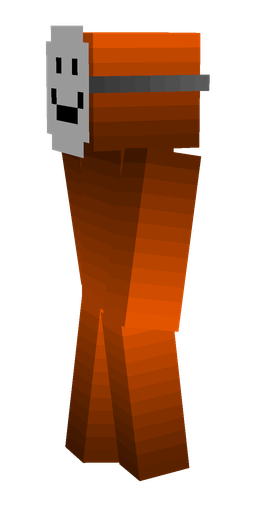 Brown skin: body, left side render