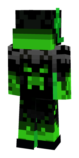 Black skin: body, back render