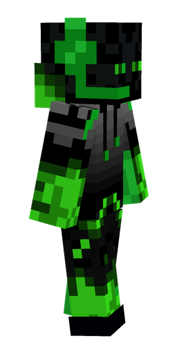 Black skin: body, right side render
