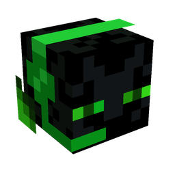 Black skin: head render