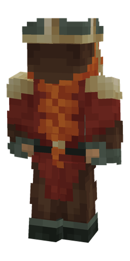 Black skin: body, back render