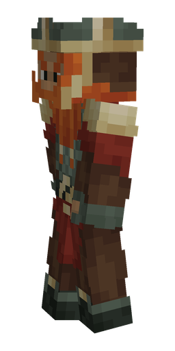 Black skin: body, left side render