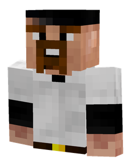 Black skin: bust render