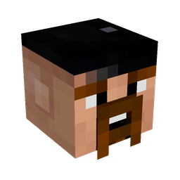 Black skin: head render