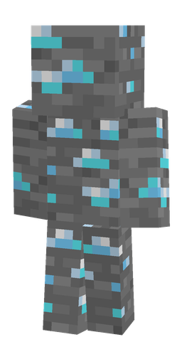 Blue skin: body, front render